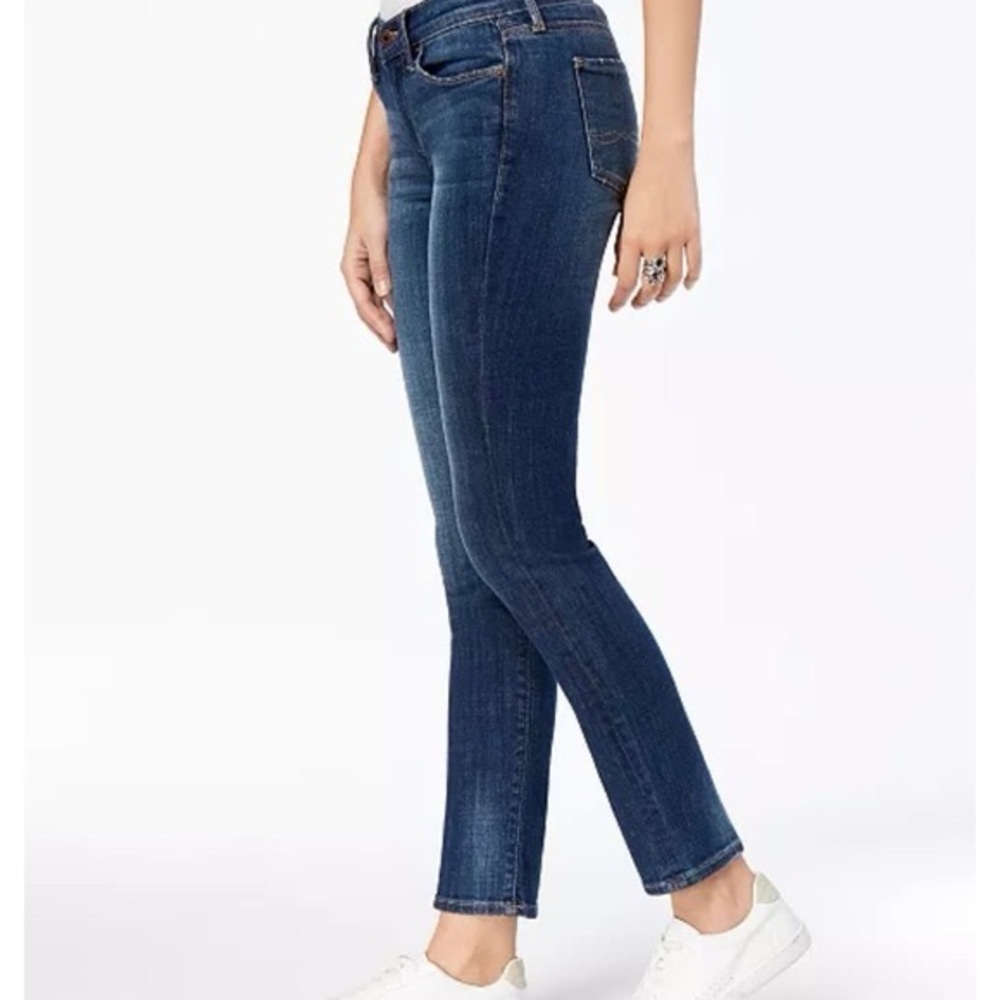 LUCKY BRAND Ankle Cheville Mid Rise Medium Blue Wash Denim Skinny Jeans 26 2